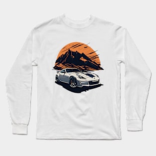 Nissan 370z Classic Car Long Sleeve T-Shirt